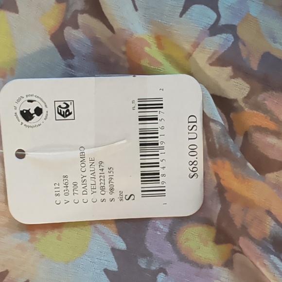 Free People Fearless Knit Tank in Daisy Combo sz SML - Picture 12 of 12